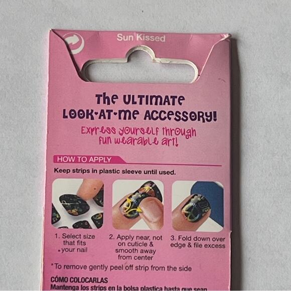 PINK Nail Strips Press On Nail Art  Nail Designs New in Package - Picture 5 of 9